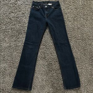 Buffalo David Bitton Dark Blue Flare Wide Leg Jeans